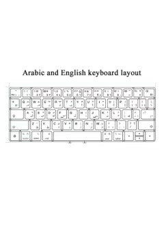 T I G O Magic Arabic and English Keyboard for iPad Pro 11 Inch (M4) 2024, Keyboard Case for iPad Pro 11 M4, Wireless Keyboard with Magic Stand, Multi-Touch Trackpad, Backlit Keys Black  - Image 4