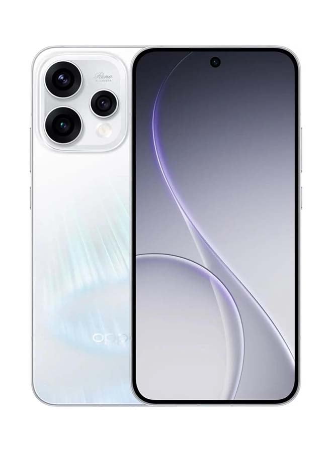 OPPO Reno 15 Smart Phone 5G Smart Phone (512GB 16GB RAM) Aurora White |Chinese Spec | 6.59-inch AMOLED, HDR10+, 1B colors, 120Hz Screen, 6500 mAh Battery 80W wired charging , NFC | 50MP selfie camera. Video 4K, aluminum frame , Camera | with Google Play Support - Image 1