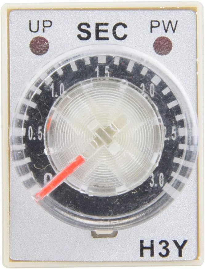 H3Y2 24VDC Time Relay Delay Timer Adjustable Transparent Dial 8 Pin Industrial Control 3S Size - Image 2