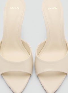 MANGO Open-Toed Heeled With Pointed Toe Sandals  - Image 4