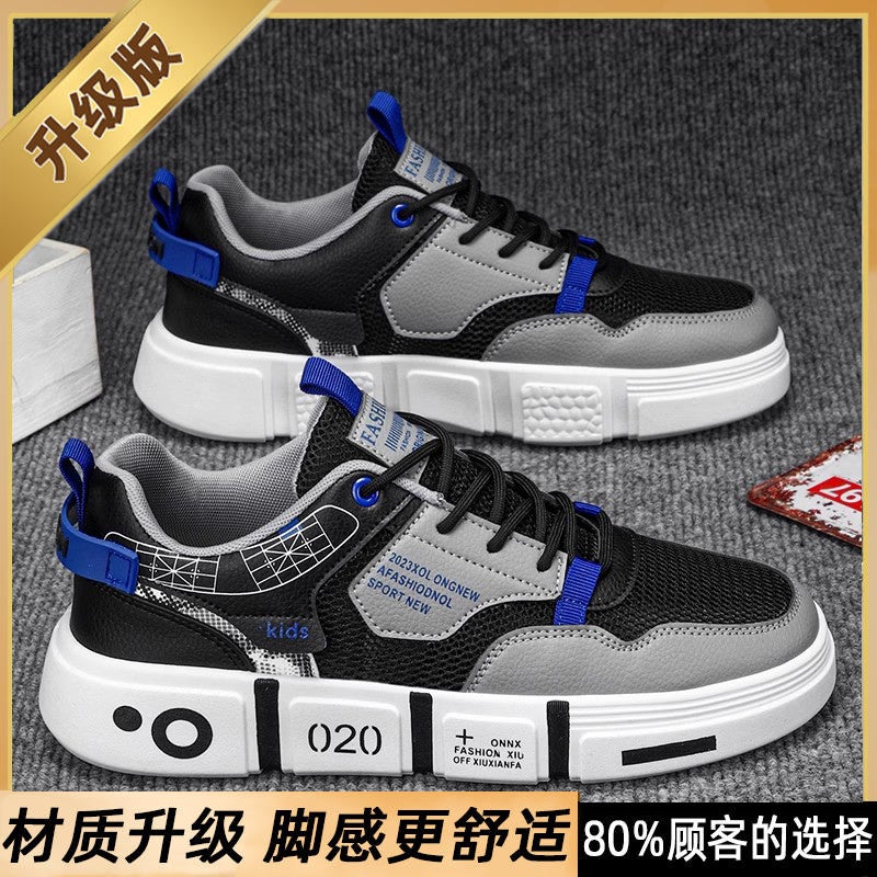 Junior High School Students Women'S Shoes 2024 Big Children'S Sneaker Students Board Shoes Fleece-Lined Cotton Shoes White Soft Bottom Thickened - Image 1