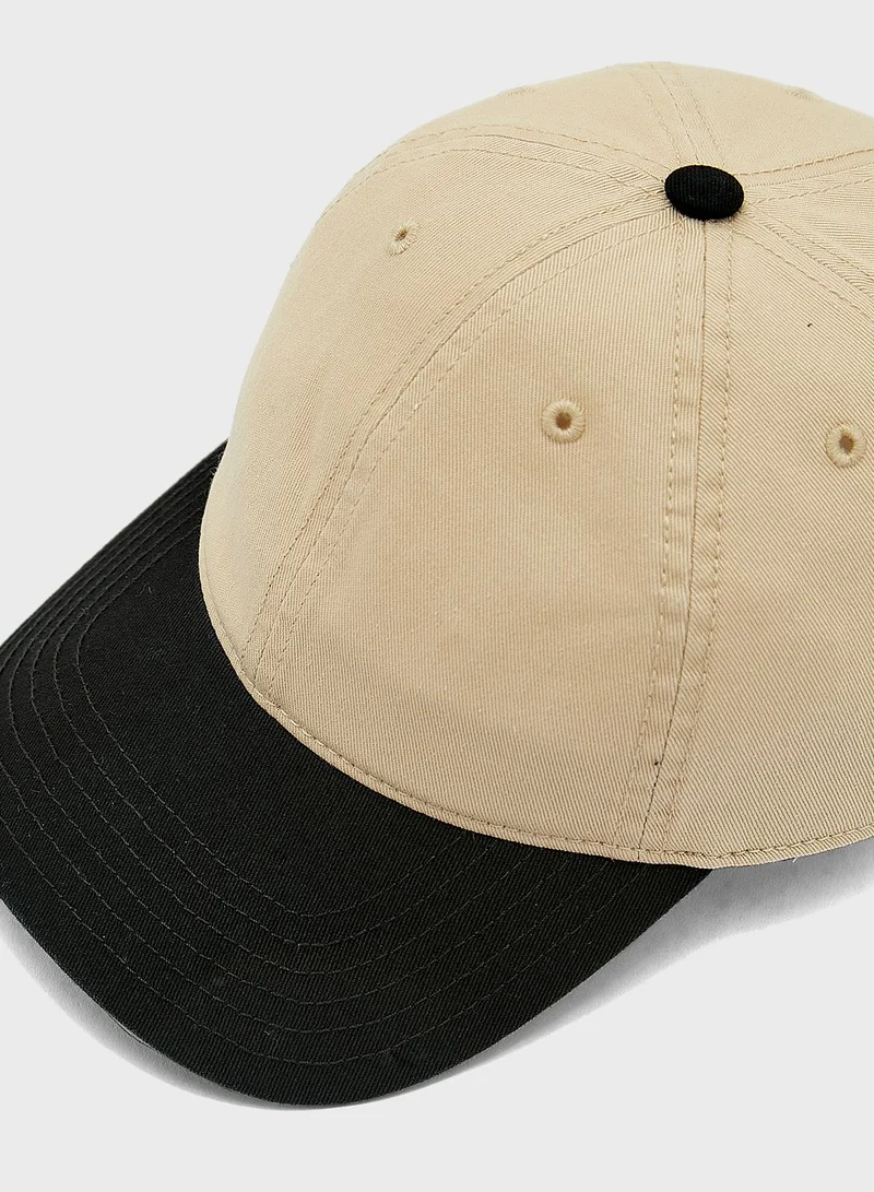 Seventy Five Color Block Curve Peak Cap