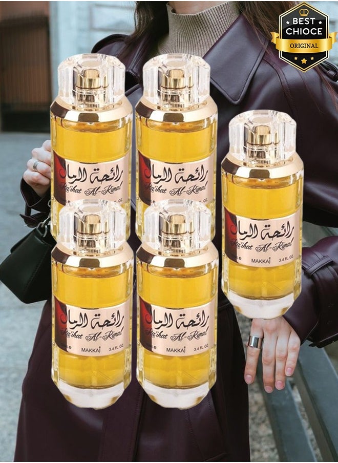 مكاج 5 قطع عطر رائحة الرمال 100 مل  - Image 1