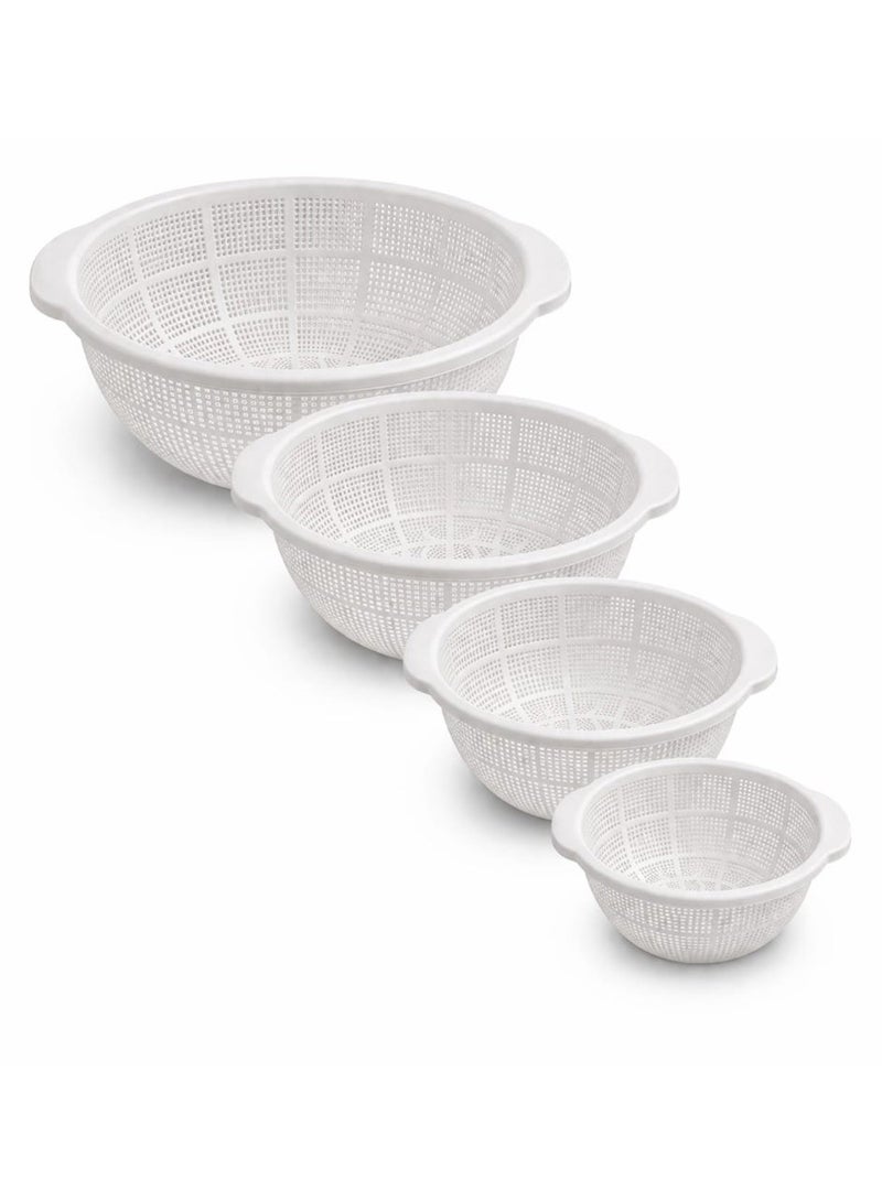 Vegetable/Fruit Drainer Set / Colander Set/ Rice Strainer Set (Set of 4) - Image 5