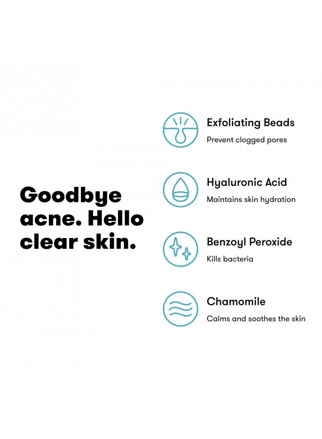 Proactiv Proactiv Acne Cleanser - Benzoyl Peroxide Face Wash and Acne Treatment - Daily Facial Cleanser and Hyularonic Acid Moisturizer with Exfoliating Beads - 60 Day Supply, 4 Oz  - Image 5