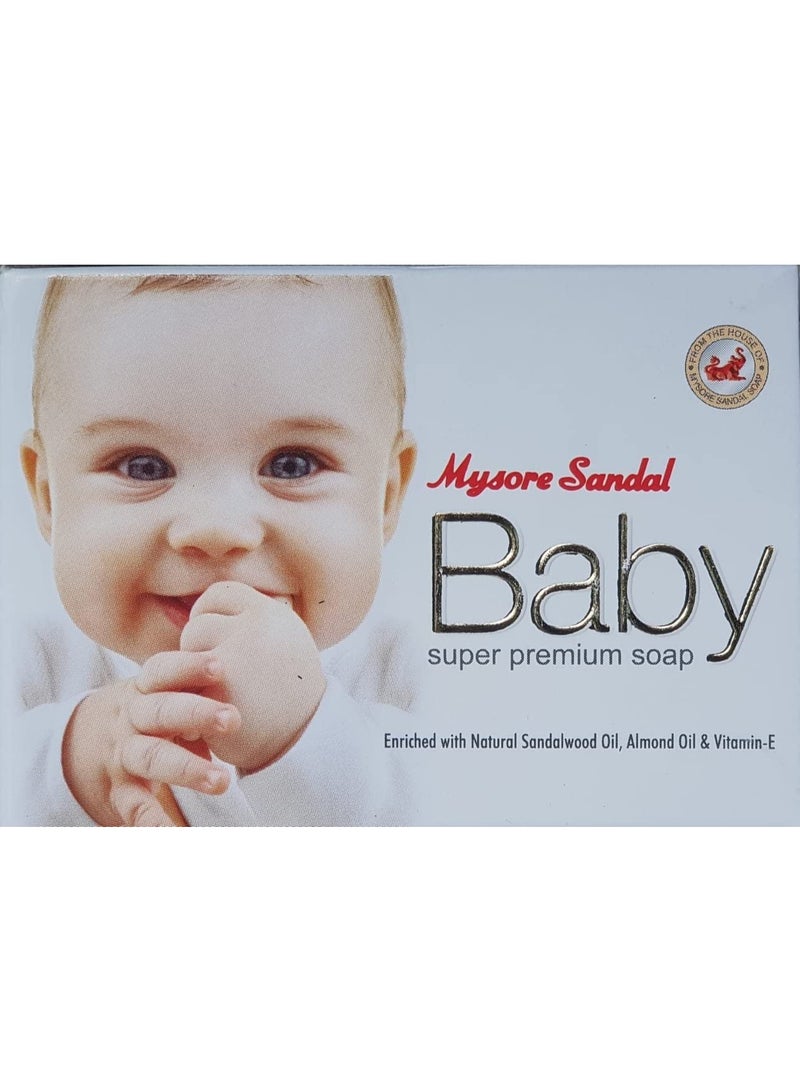 Mysore Sandal Baby Soap, 75g - Image 3