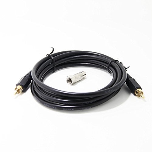 Ancable RCA Video Cable with RF TV Connector for Atari 2600 Jr 7800 Colecovision Intellivision 6ft - Image 1