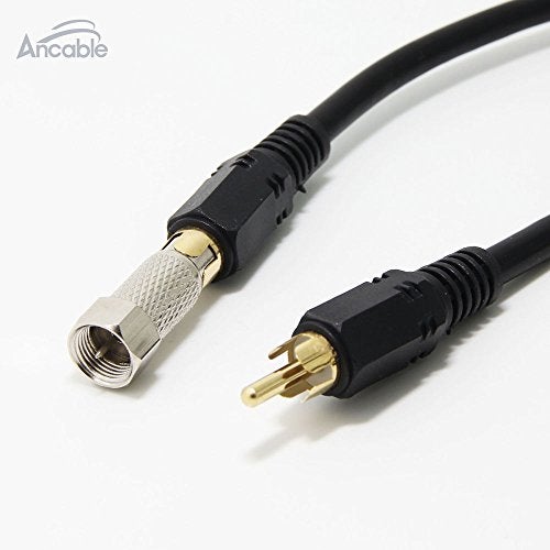 Ancable RCA Video Cable with RF TV Connector for Atari 2600 Jr 7800 Colecovision Intellivision 6ft - Image 4