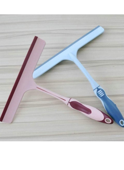 Universal Glass Wiper - Rubber Blade, Streak-Free, Multi-Purpose Cleaning for Home and Car