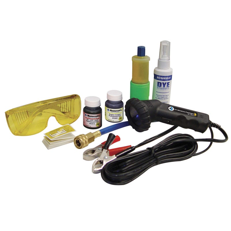 MASTERCOOL Mastercool 53351-B Professional UV Leak Detector Kit with 50W Mini Light, Black - Image 2