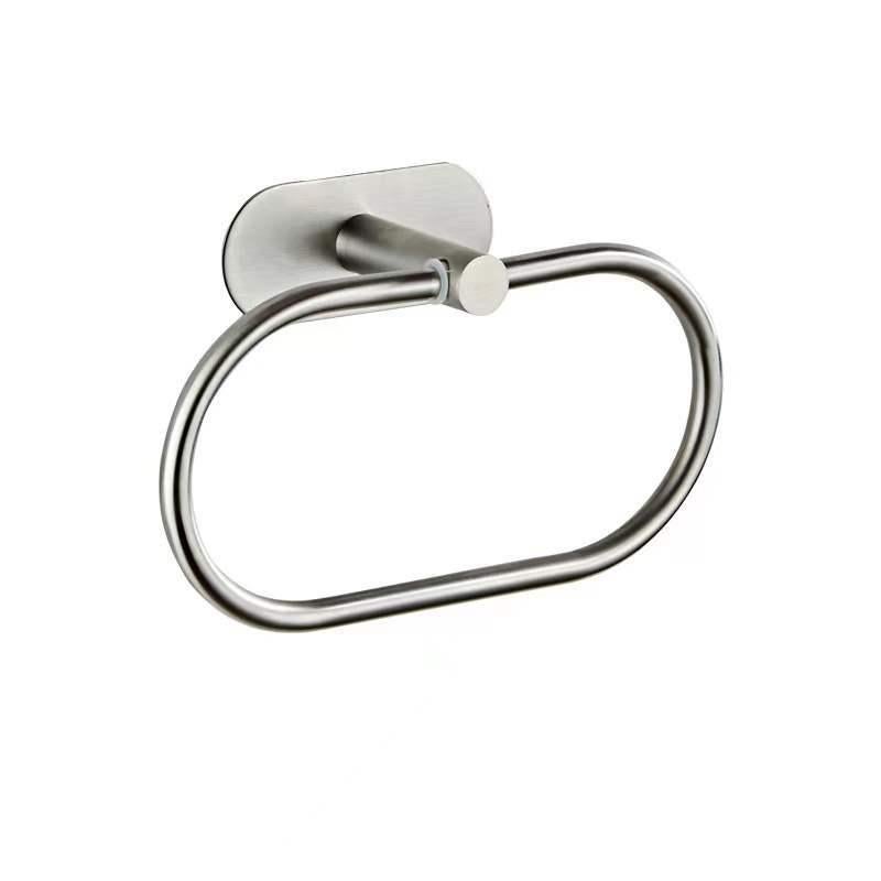 Towel Ring – Natural Brushed Finish, Wall Mount, Round, for Bathroom Towel