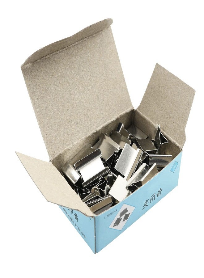 ZYAMY Portable Paper Clam Clip Dispenser with 50pcs Stainless Steel Metal Refill Clips for Office Home School Teacher Gifts, Black, 40 Sheets Capacity - Image 3