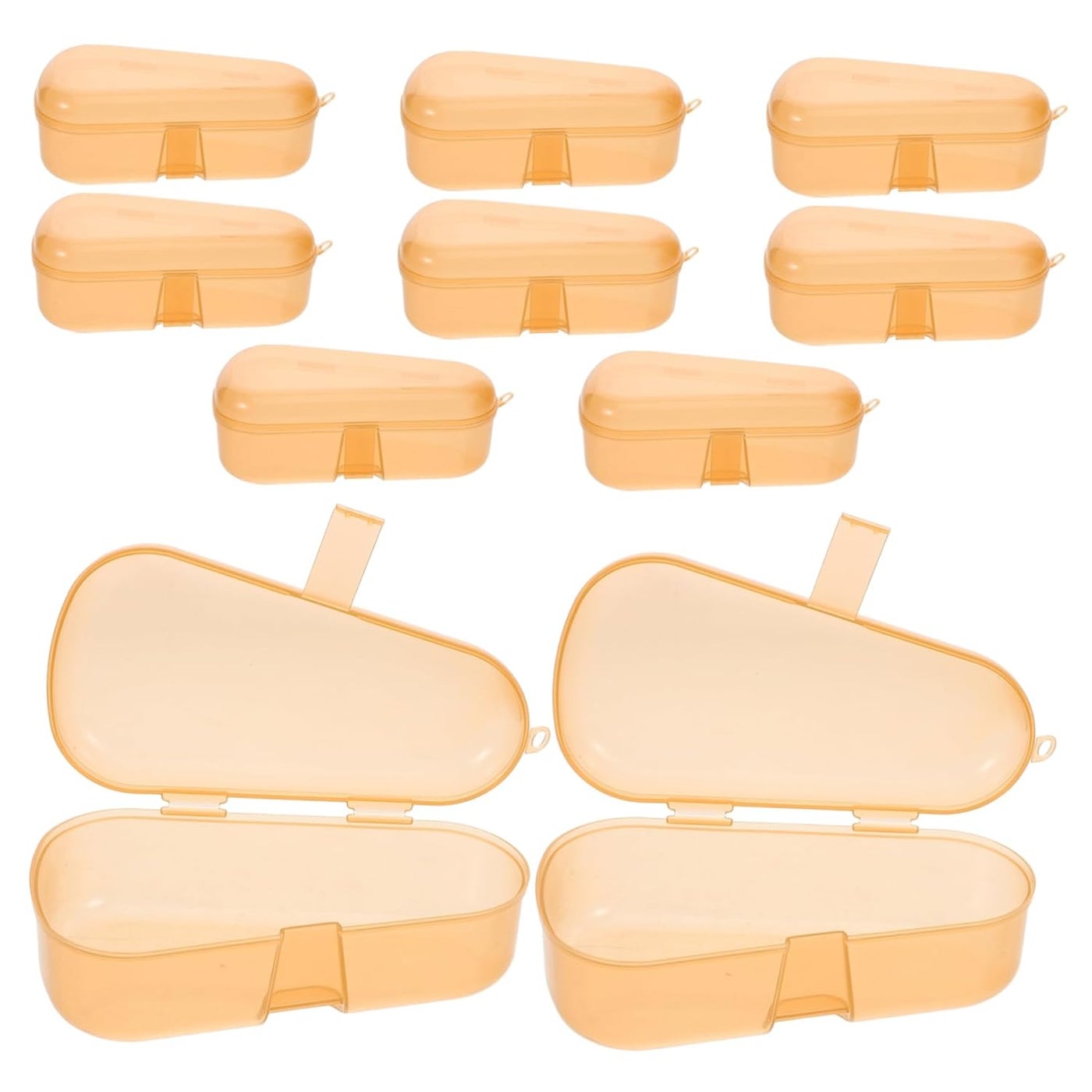 Pacifier Holders Storage Box For Girls Plastic Organizer 10 Pieces