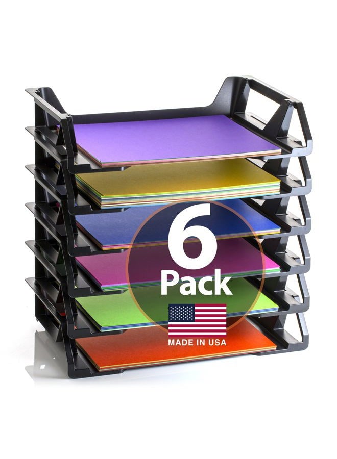 Achieva Officemate Recycled Desk Tray, Side Load, 15 1/8 X 8 7/8 15, Letter/A4, 6/Pk (26212) - Image 1