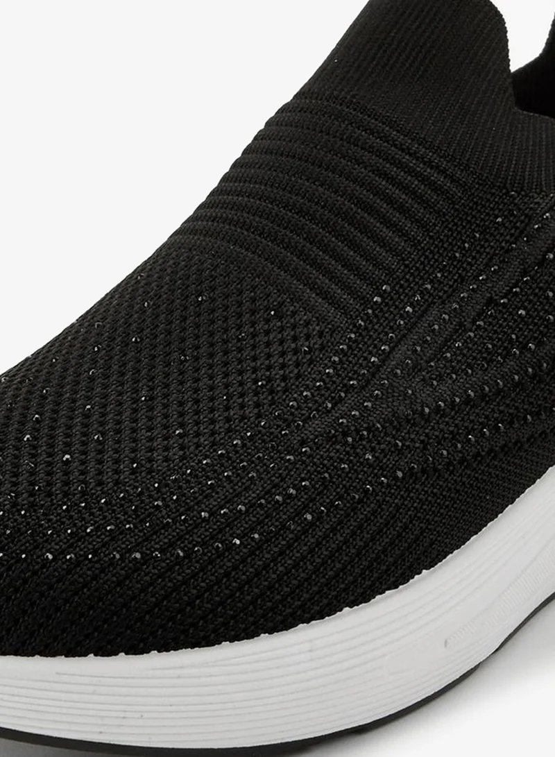 Oaklan by Shoexpress BLACK Women Slip-On Sports Shoes for Women | Best Price UAE