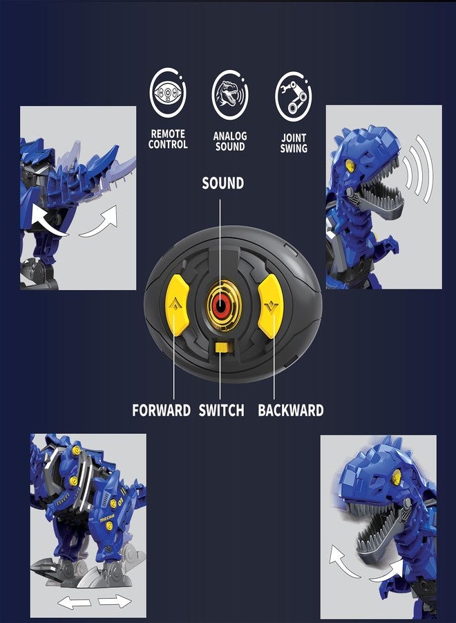 ThinkerPlace مجموعة بناء ديناصور تيرانوصور يعمل بالتحكم عن بعد من ThinkerPlace | ديناصور يعمل بالتحكم عن بعد | تعليم العلوم والتكنولوجيا والهندسة والرياضيات: تعرّف على التكنولوجيا اللاسلكية | لعبة تعليمية للأطفال من عمر 6 سنوات فما فوق - Image 3