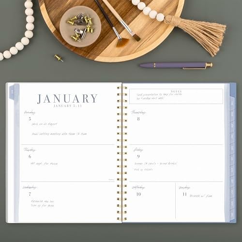 Cambridge 2026 Planner by Leah Bisch, Weekly & Monthly, 8.5" x 11", Large, Stripe (LB42-905-26) - Image 2