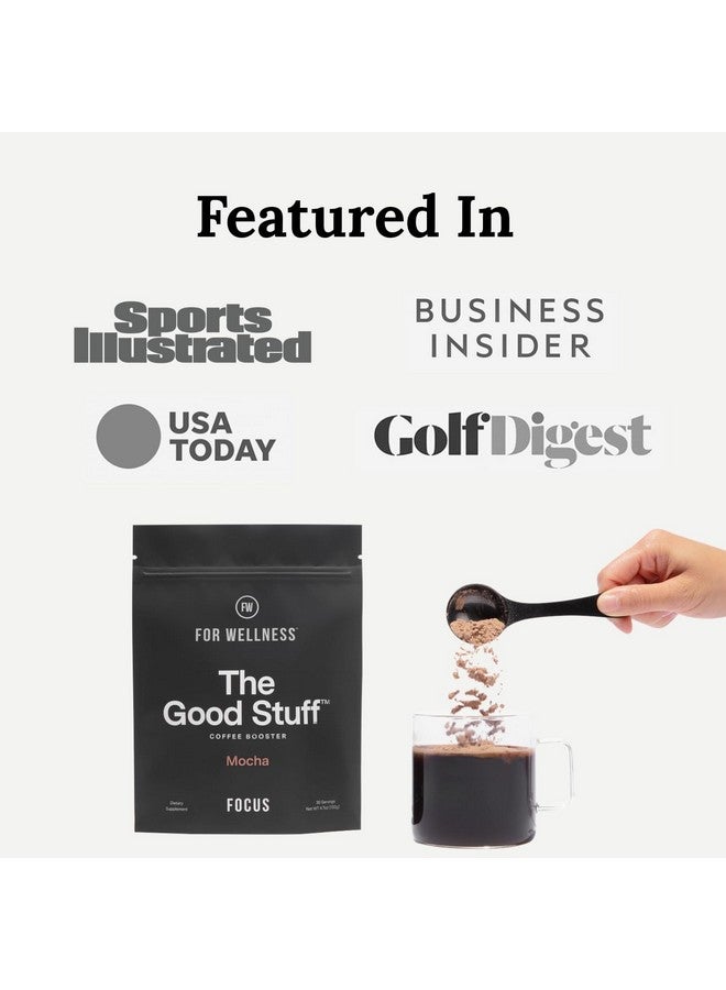 For Wellness The Good Stuff™ Focus Blend (30 Servings Pouch), Non-Dairy Coffee Supplement - Stimulates Cognitive Function & Mental Clarity - Image 1