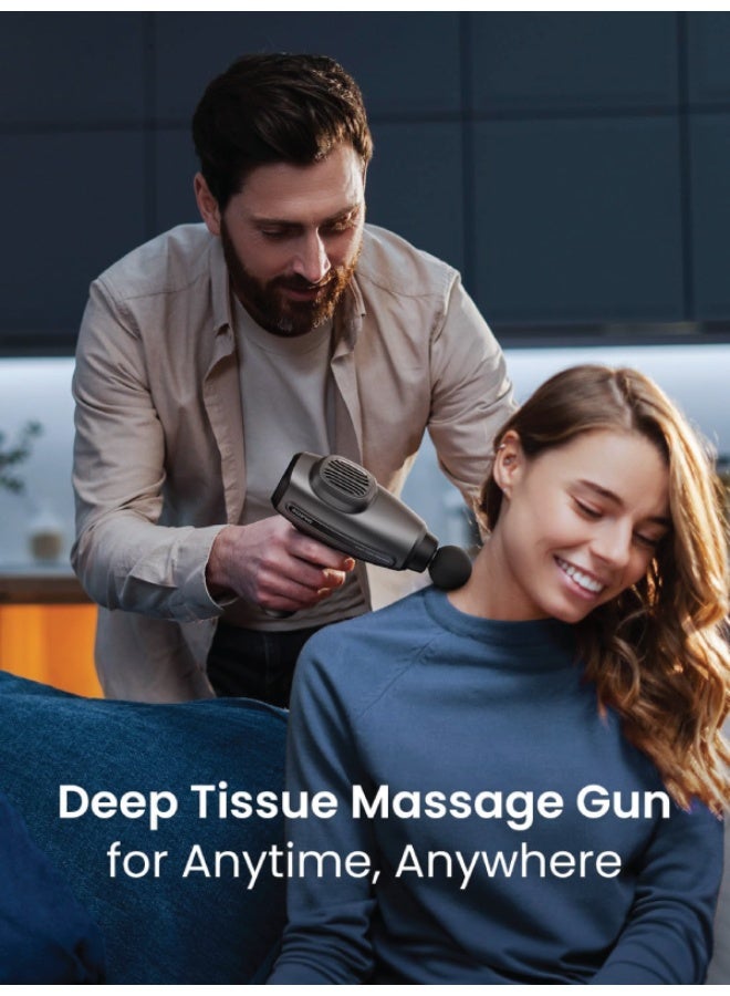 RENPHO Massage Gun Deep Tissue Electric Handheld Massager Gun - Black - Image 5