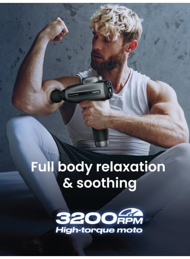 RENPHO Massage Gun Deep Tissue Electric Handheld Massager Gun - Black - Image 2