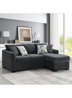 Bellmont 3-Seater Reversible Sleeper Corner Sofa Bed with Memory Foam Mattress and 4 Cushions 90 x 87.5 x 212 cm