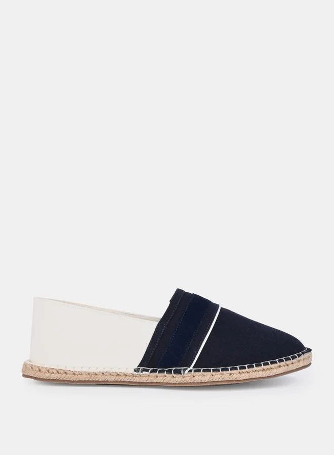 Styli Faux Suede Colorblock Espadrille