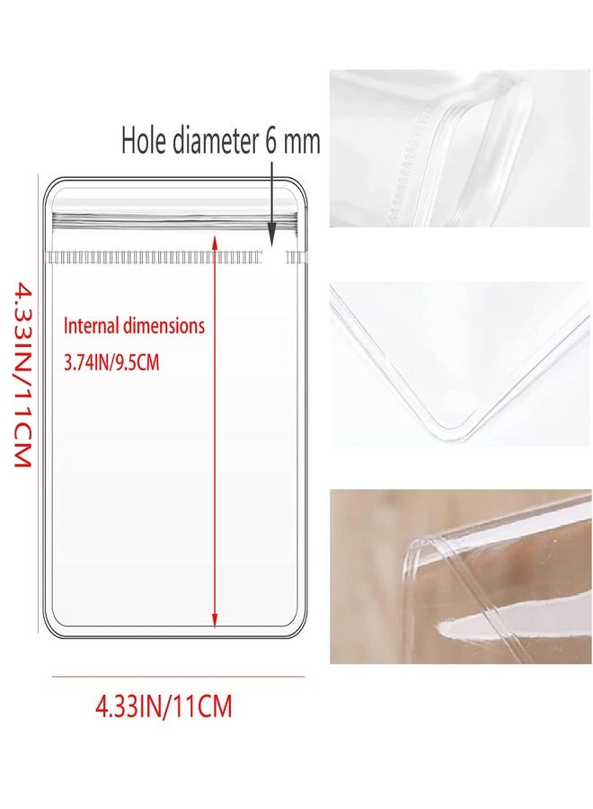 GSXRB PVC Anti Tarnish Jewelry Bags,Jewelry Bags Clear Plastic. Jewelry Pouch for Jewelry Rings and Earrings (prepunched4.33 * 4.33) - Image 2