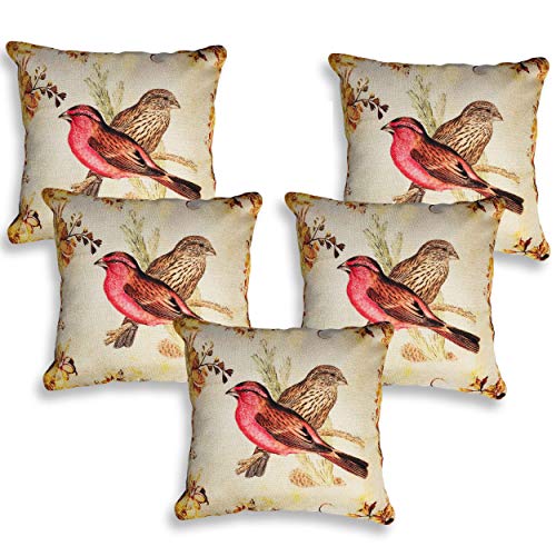 IM FAB IMFAB Set of 5 Decorative Hand Made Jute Throw/Pillow Cushion Covers - (16 X 16 INCHES) - Image 1