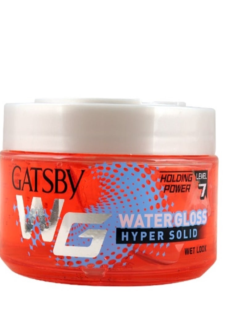GATSBY - Hair Gel Water Gloss 150 g Hyper Solid Red - Image 1