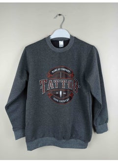 Men's Waiter Printed Anthracite Cotton Sweatshirt - pzsku/Z9C47DD2BD357BA446A0FZ/45/_/1725721639/f4ab9d11-ea4b-4466-a52c-1a6b37a2d3b1