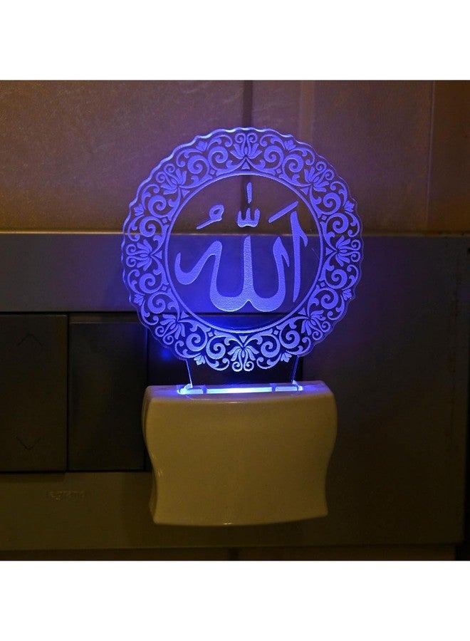 Somil مصباح ليلي LED متعدد الألوان بتصميم ثلاثي الأبعاد من سوميل، يتغير لونه تلقائيًا، القطر: 5 × 10 × 5 سم - Image 2