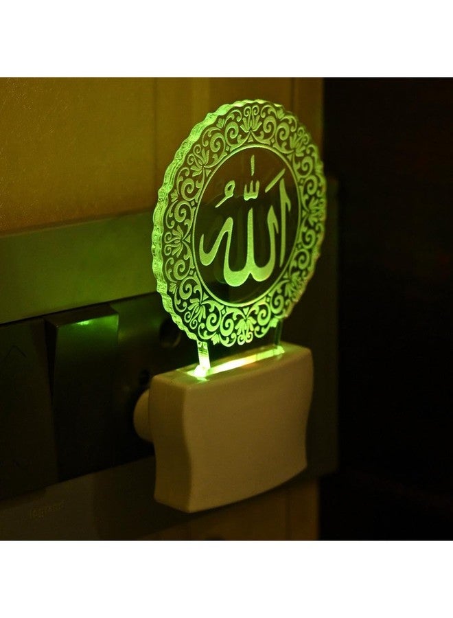 Somil مصباح ليلي LED متعدد الألوان بتصميم ثلاثي الأبعاد من سوميل، يتغير لونه تلقائيًا، القطر: 5 × 10 × 5 سم - Image 3
