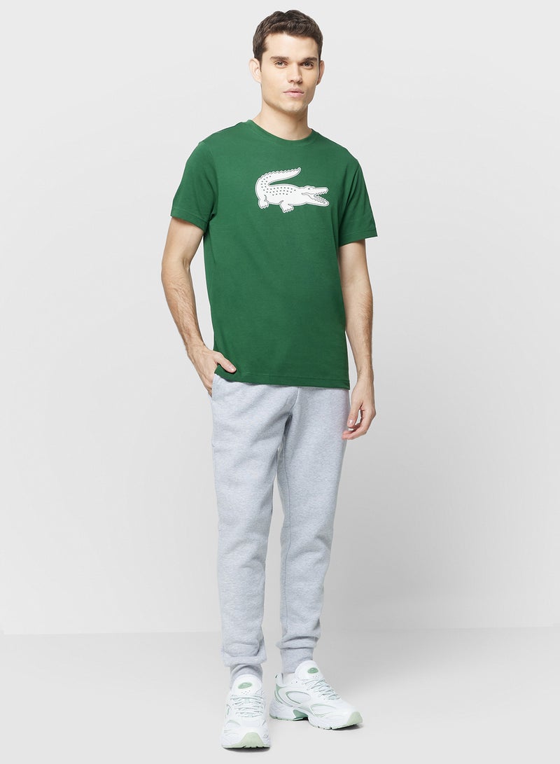 لاكوست تيشيرت رياضي بياقة دائرية فائق الجفاف - Image 4