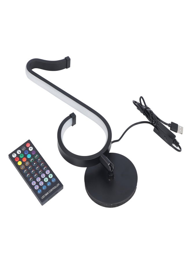 Remote Control Music Lamp RGB Musical Note Shape Light Romantic Bedside Table Lamp for Bedroom - Image 2