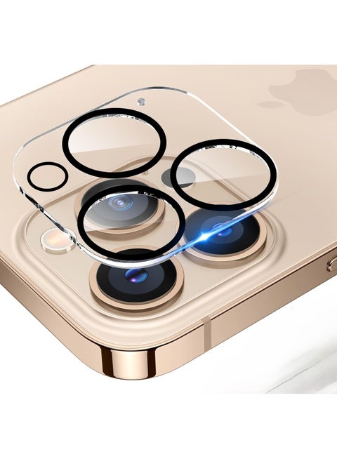 Camera Lens Protector for iPhone 16 Pro/iPhone 16 Pro Max, Shatterproof, Ultra-thin Aluminum Alloy Ring, Camera Lens Protective Film Transparent