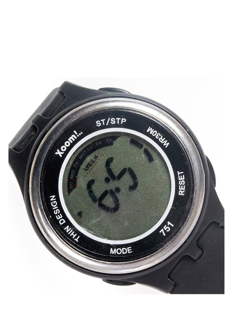 Xoom Digital Wrist Watch Silicone Cord Digital Wrist Watch Illuminated Display Unisex Wrist Watch Water Resistant - Image 3