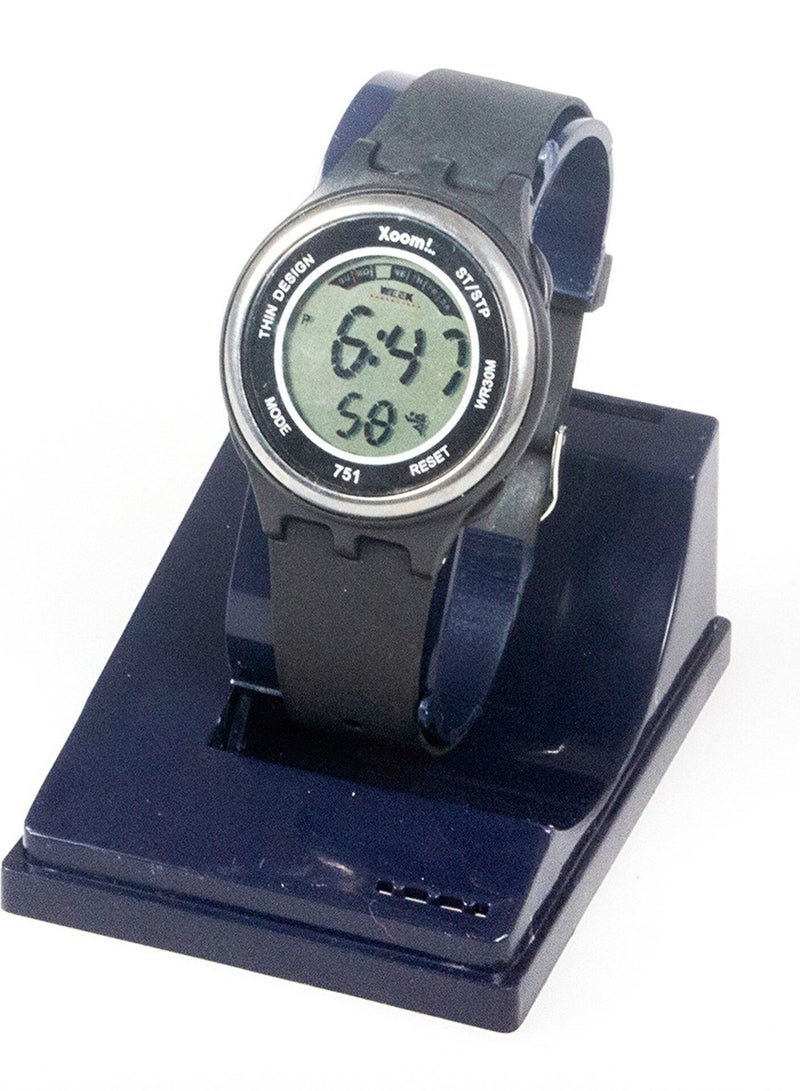 Xoom Digital Wrist Watch Silicone Cord Digital Wrist Watch Illuminated Display Unisex Wrist Watch Water Resistant - Image 2