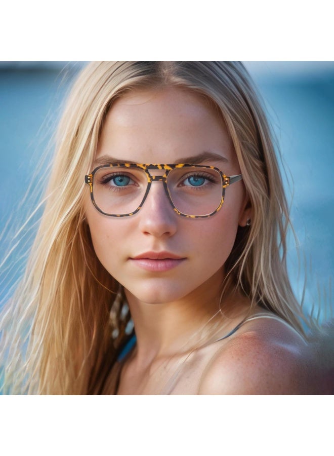 SahlTech 3 Pack Anti-Blue Light Reading Glasses Lightweight Eyewear Reader for Men Women Computer Readers (+1.5) - Image 4