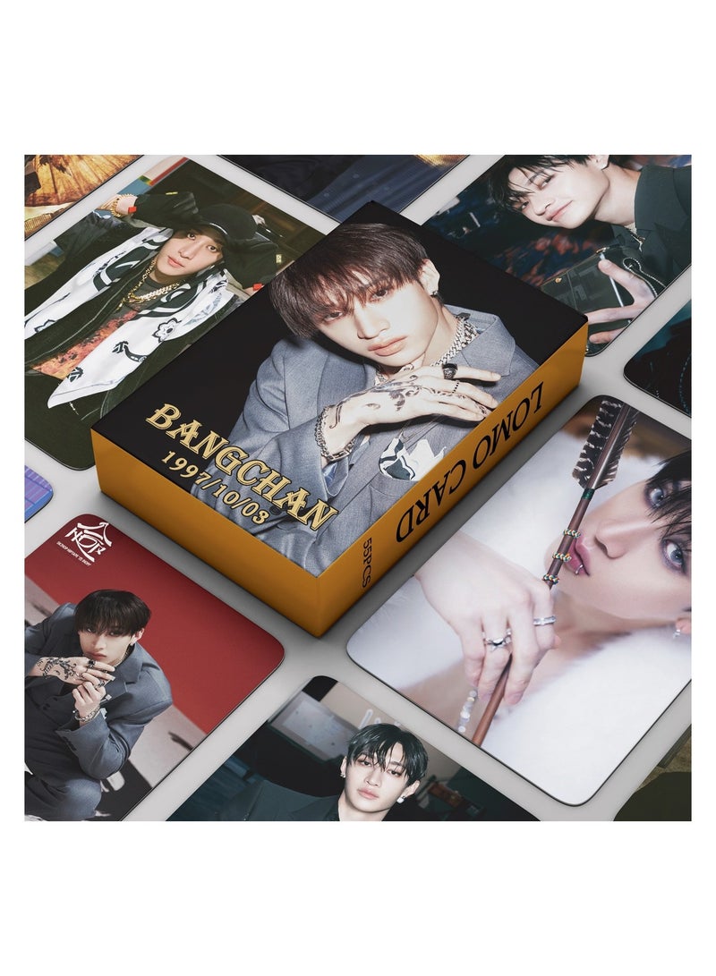 NIBEMINENT 55 قطعة كيبوب ستراي كيدز - بطاقات ليمو بانغ تشان لهدايا مجموعة المعجبين - Image 1