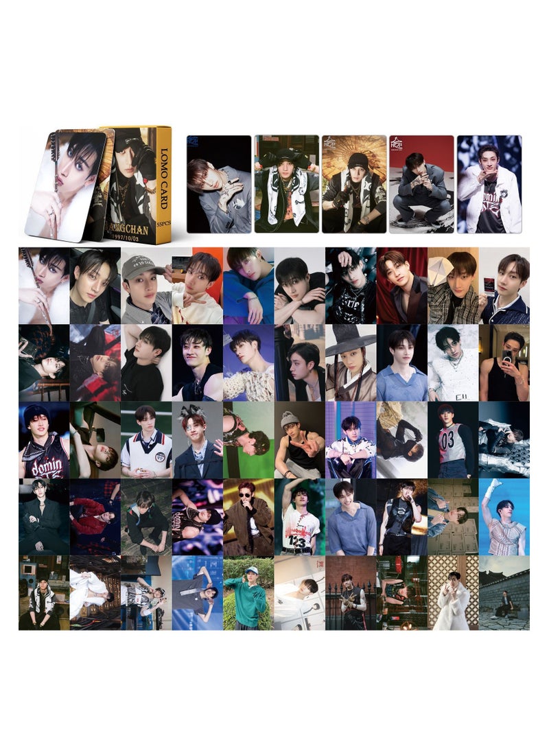 NIBEMINENT 55 قطعة كيبوب ستراي كيدز - بطاقات ليمو بانغ تشان لهدايا مجموعة المعجبين - Image 2