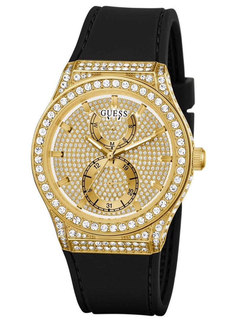 Guess Womens Multi-function Black Strap Princess Watch - GW0439L2 - Image 2