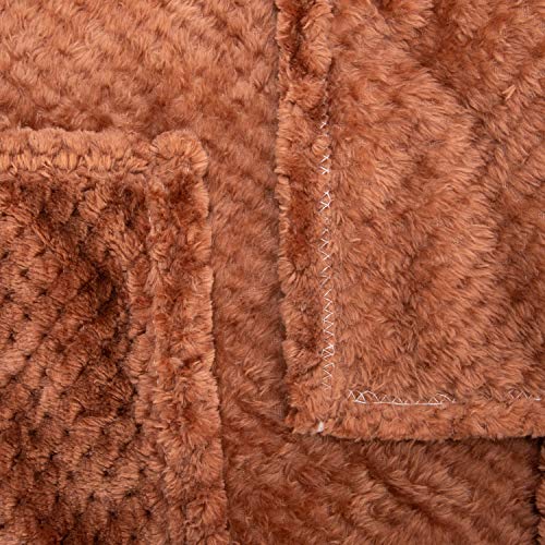 WONDER MIRACLE Fuzzy Blanket or Fluffy Blanket for Baby Girl or boy, Soft Warm Cozy Coral Fleece Toddler, Infant or Newborn Receiving Blanket for Crib, Stroller, Travel, Decorative (28Wx40L, XS-Deep Coffee) - Image 4
