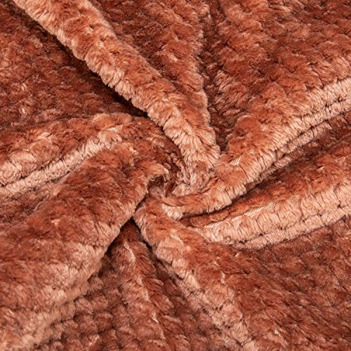 WONDER MIRACLE Fuzzy Blanket or Fluffy Blanket for Baby Girl or boy, Soft Warm Cozy Coral Fleece Toddler, Infant or Newborn Receiving Blanket for Crib, Stroller, Travel, Decorative (28Wx40L, XS-Deep Coffee) - Image 2