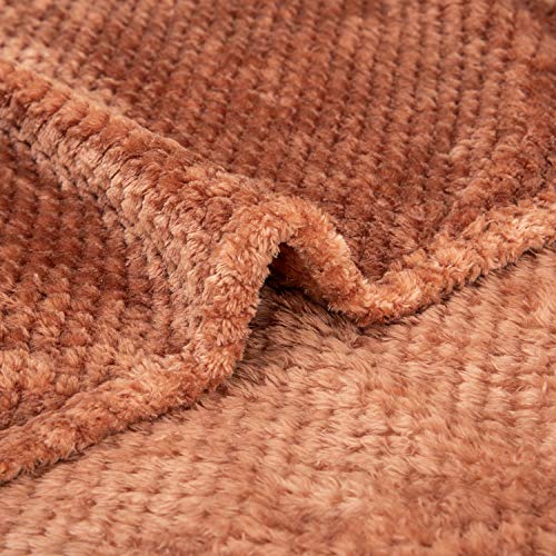 WONDER MIRACLE Fuzzy Blanket or Fluffy Blanket for Baby Girl or boy, Soft Warm Cozy Coral Fleece Toddler, Infant or Newborn Receiving Blanket for Crib, Stroller, Travel, Decorative (28Wx40L, XS-Deep Coffee) - Image 3