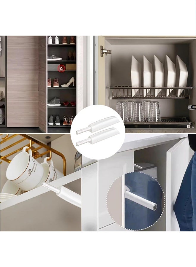 Sweet Life 4 Pack Push to Open Door Latch Cabinet Hardware Magnetic Push Latches & Lock for Push Release Drawer Pull Tip on Closet Close Touch Locking Strong Pop Out, White - Image 5