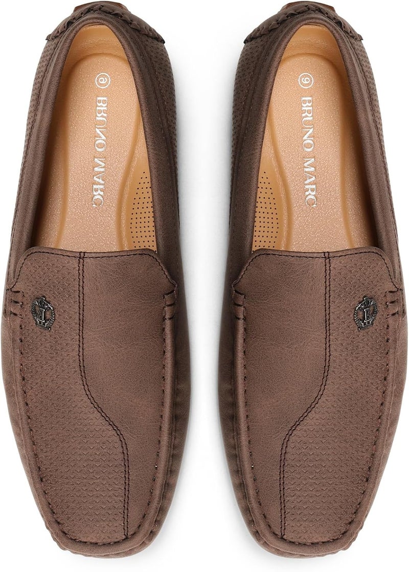 Bruno Marc Men's 3251314 Brown Penny Loafers Moccasins Shoes Size 9 M US - Image 4