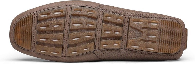 Bruno Marc Men's 3251314 Brown Penny Loafers Moccasins Shoes Size 9 M US - Image 5