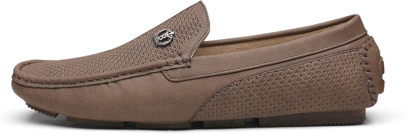 Bruno Marc Men's 3251314 Brown Penny Loafers Moccasins Shoes Size 9 M US - Image 2