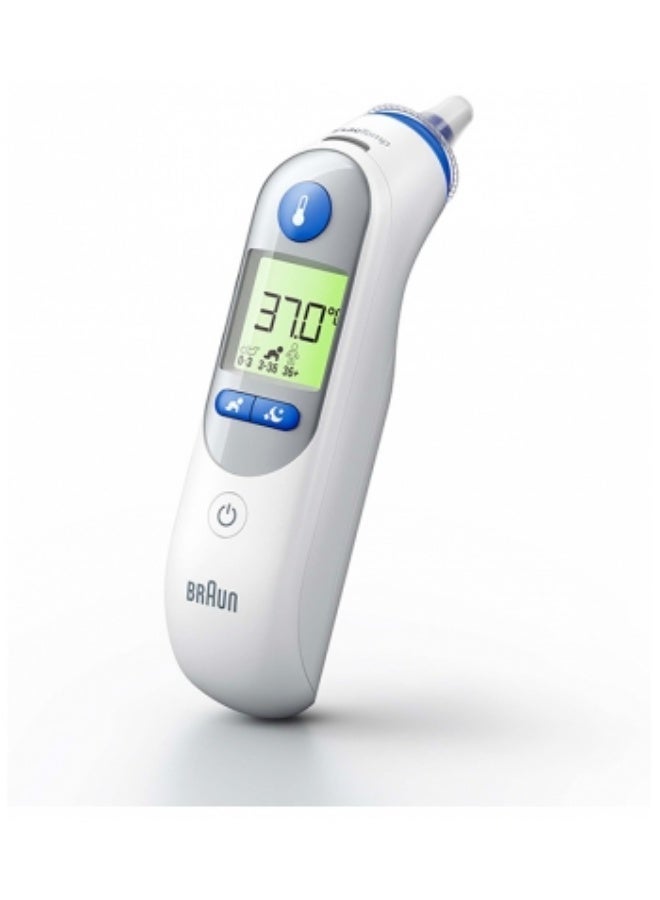 braun HOMES Braun ThermoScan 7+ Professional Ear Thermometer (Made in Mexico) with Advanced Night Mode and Color-Coded Fever Guidance – Laboratory Accuracy for Your Child and Family. - Image 4