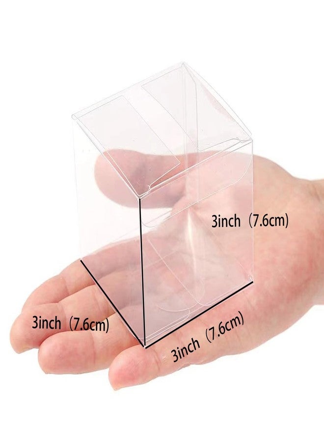 TEMLQPACK 50 Pack 3x3x3 Inch Clear Hot Chocolate Bomb Boxes - Christmas & Birthday Gift Boxes - Image 3